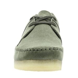clarks weaver olive suede